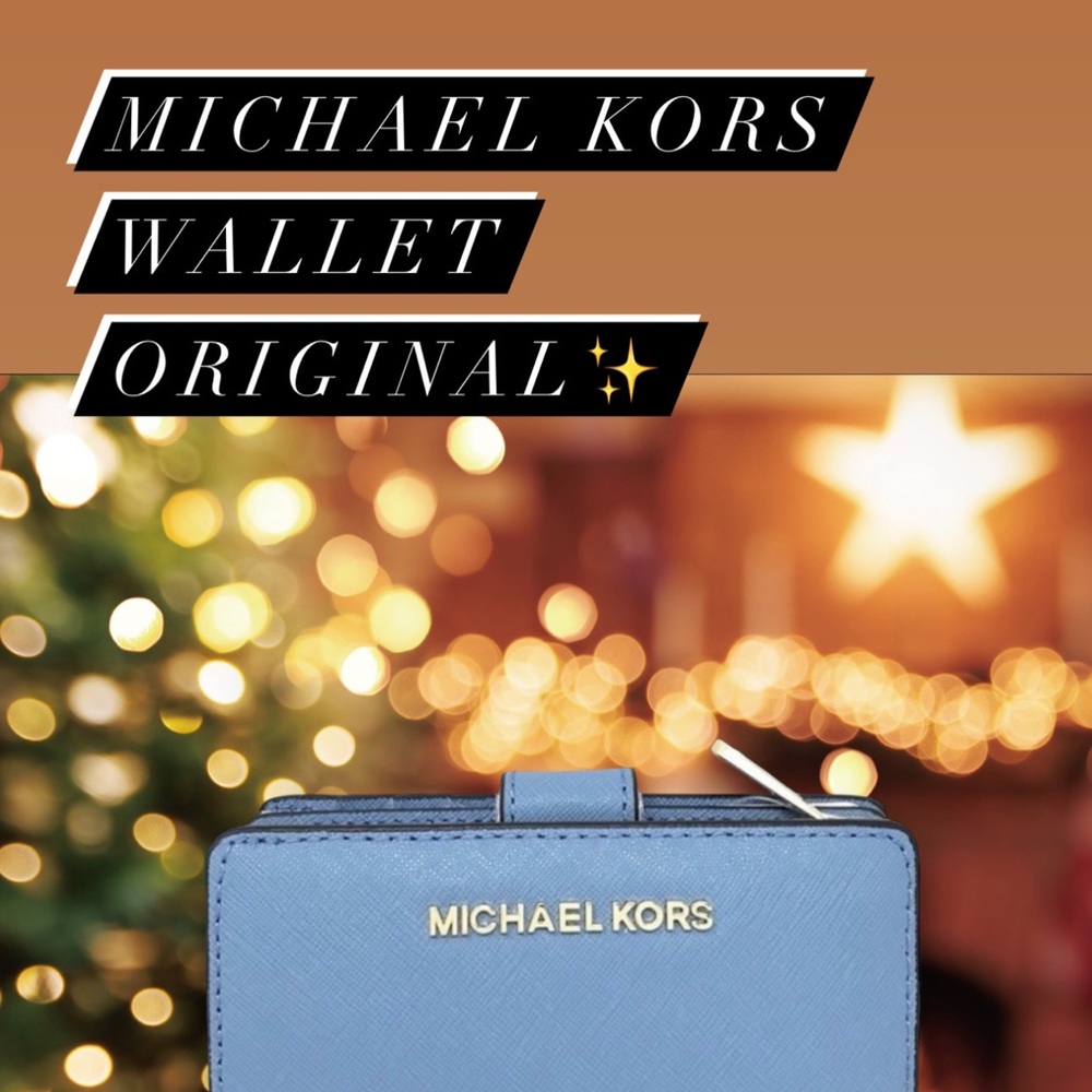 Michael Kors Sky Blue Wallet Brand New